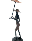 Bronze Ibrahim Dermé 20 cm marron n°5 Bronzes d'Afrique