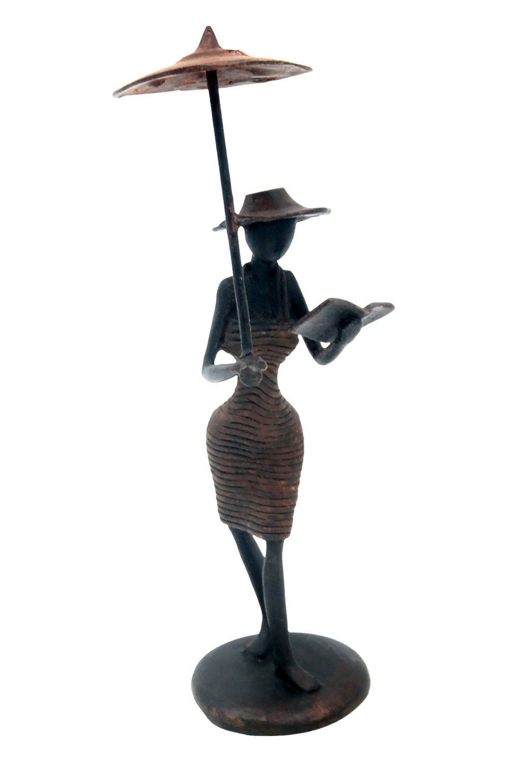 Bronze Ibrahim Dermé 20 cm marron n°5 Bronzes d'Afrique