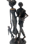 Bronze couple 25 cm noir n°2 Bronzes d'Afrique