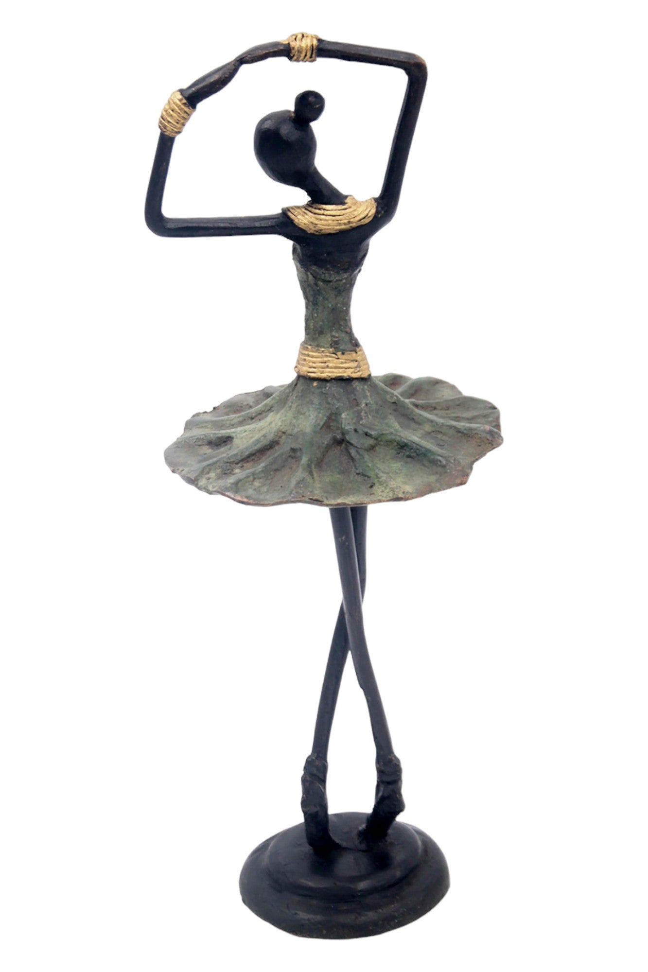 Ballerine 25 cm vert n°3 Bronzes d'Afrique