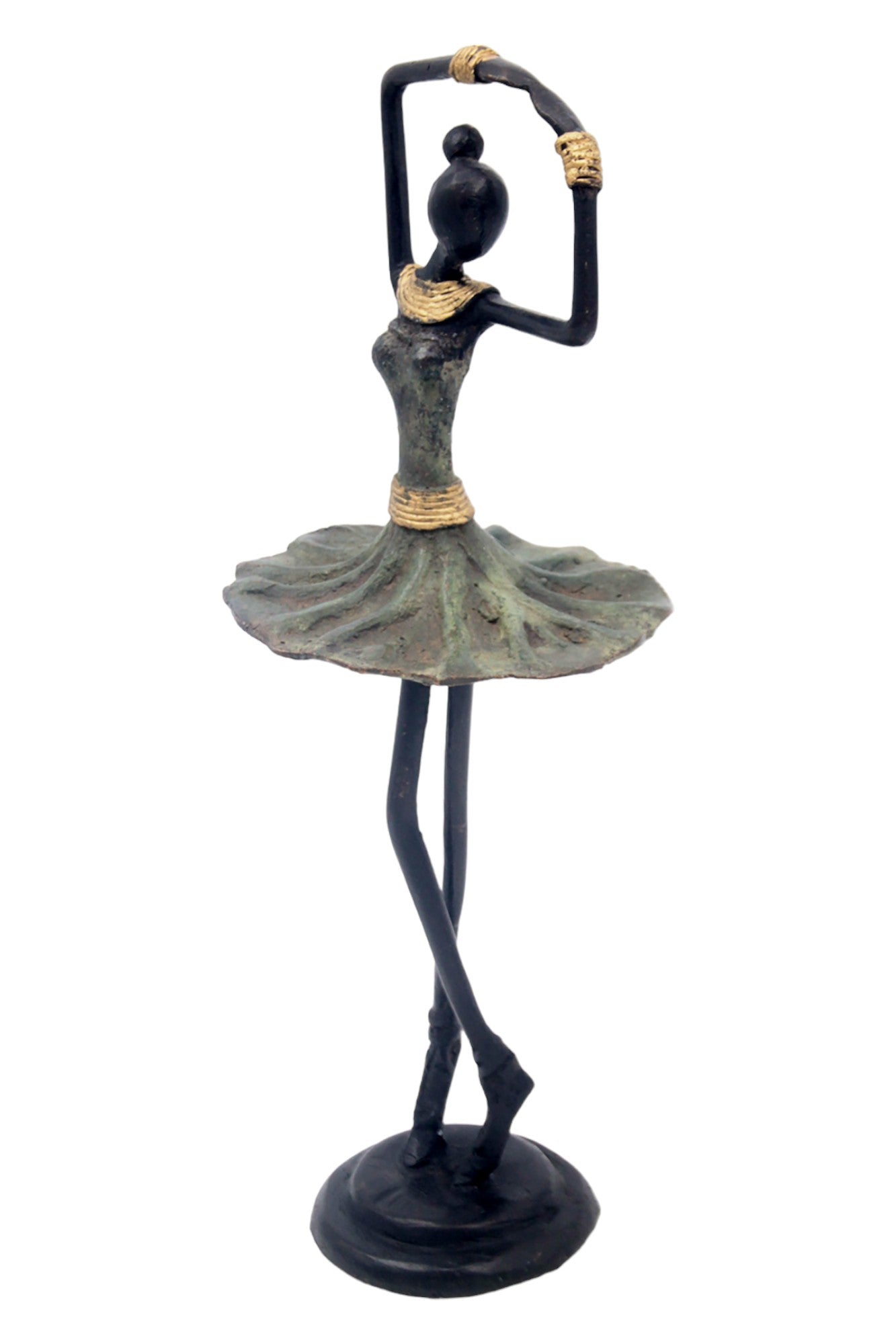 Ballerine 25 cm vert n°3 Bronzes d'Afrique