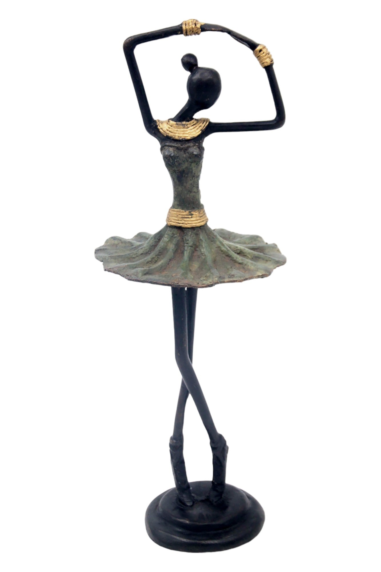 Ballerine 25 cm vert n°3 Bronzes d'Afrique