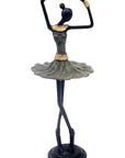 Ballerine 25 cm vert n°3 Bronzes d'Afrique