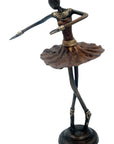 Ballerine 25 cm marron n°3 Bronzes d'Afrique