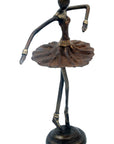 Ballerine 25 cm marron n°3 Bronzes d'Afrique