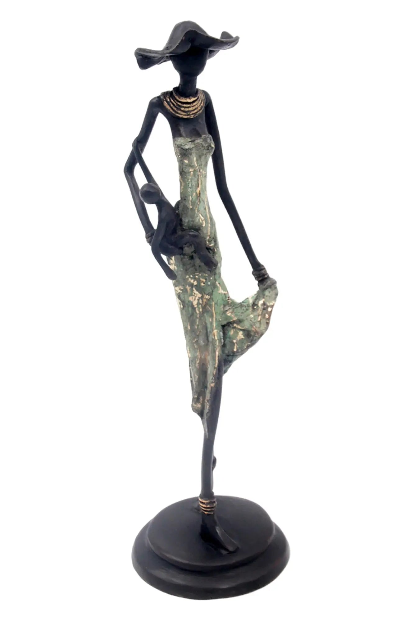 Bronze 35 cm vert n°4 Bronzes d'Afrique