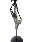 Bronze 35 cm vert n°4 Bronzes d'Afrique