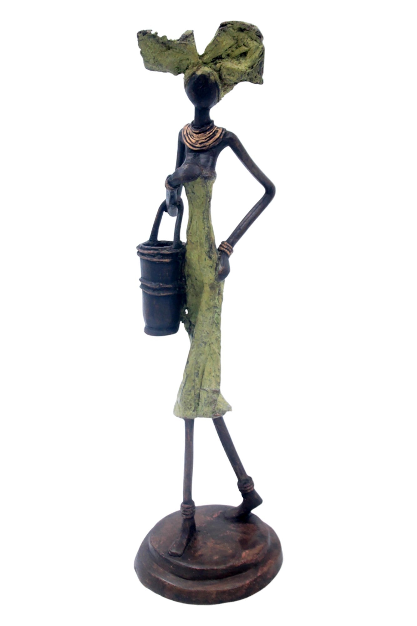 Bronze 35 cm vert n°21 Bronzes d'Afrique