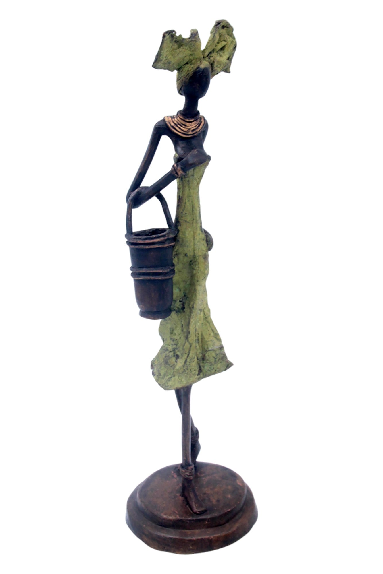 Bronze 35 cm vert n°21 Bronzes d'Afrique