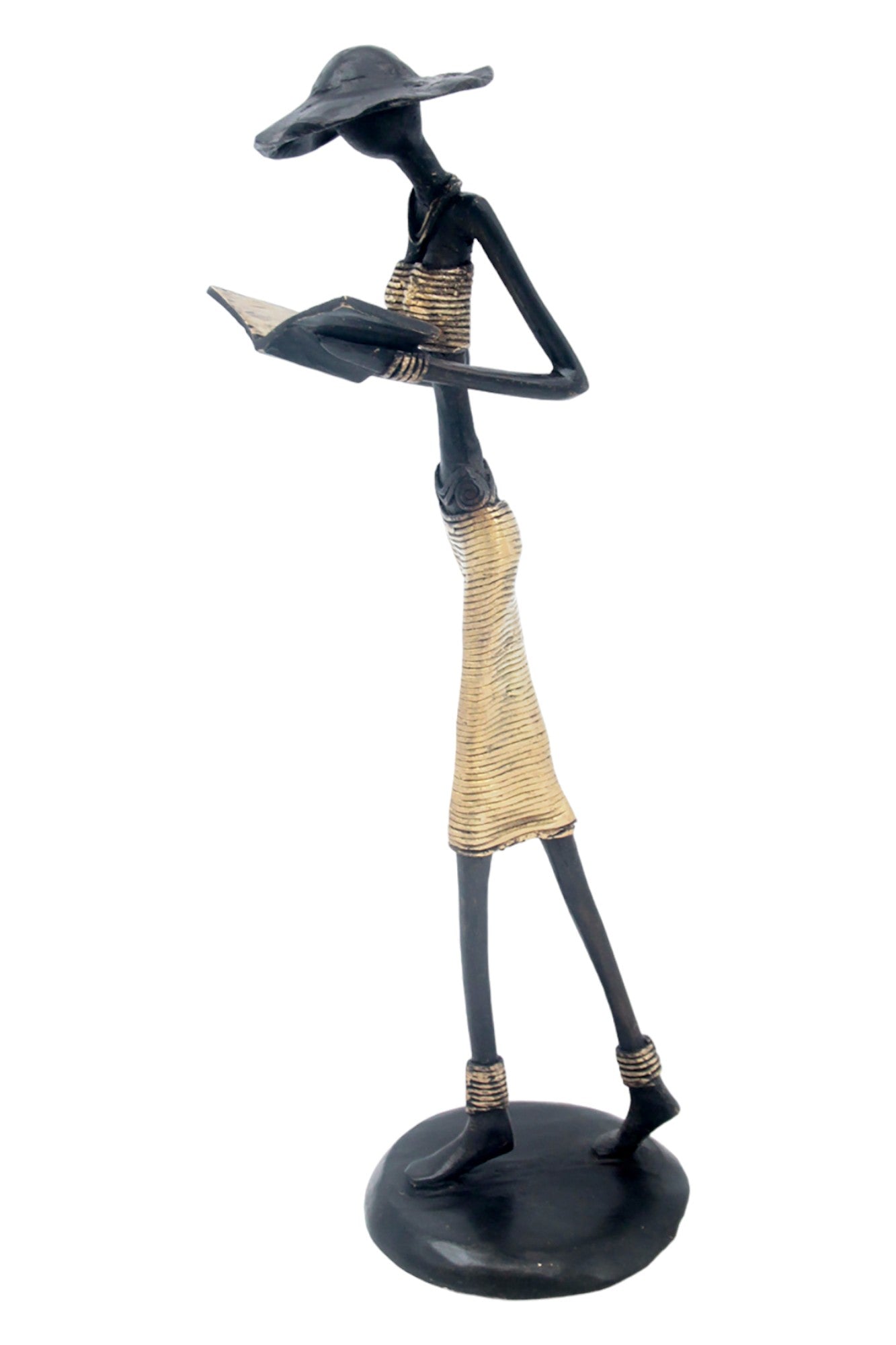 Bronze 35 cm doré n°9 Bronzes d'Afrique