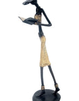 Bronze 35 cm doré n°9 Bronzes d'Afrique