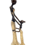 Bronze Mohamadi Dermé 30 cm doré n°2 Bronzes d'Afrique