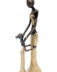 Bronze Mohamadi Dermé 30 cm doré n°2 Bronzes d'Afrique