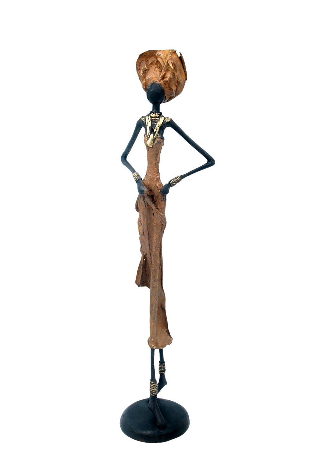 Bronze 55 cm marron n°5 Bronzes d'Afrique