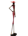 Bronze 55 cm rouge n°11 Bronzes d'Afrique