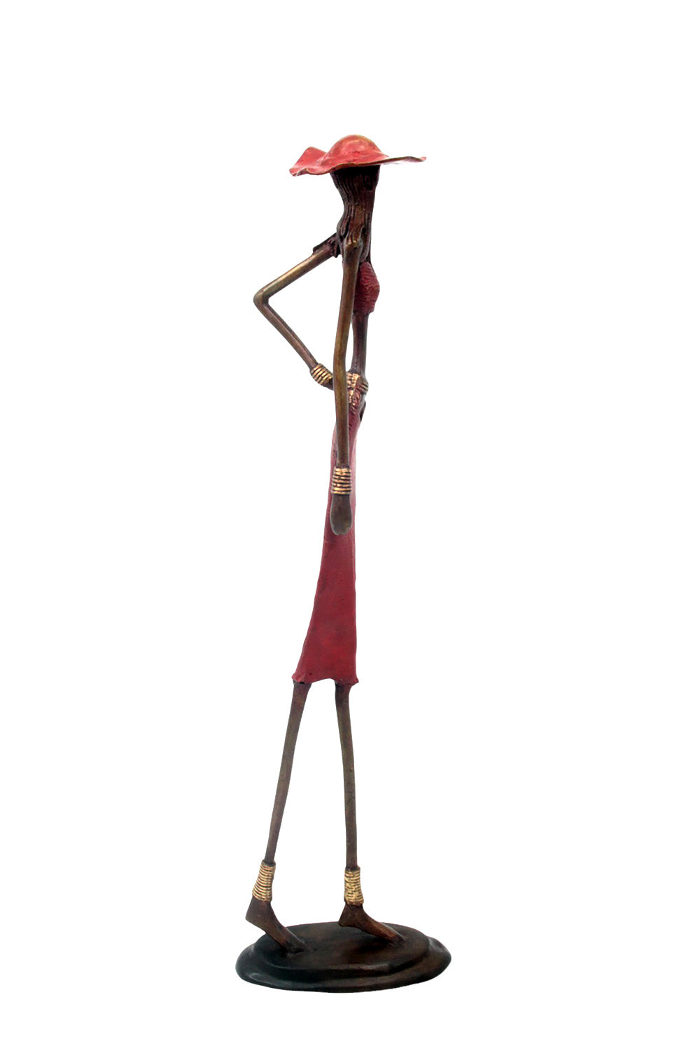 Bronze 55 cm rouge n°11 Bronzes d'Afrique