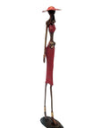 Bronze 55 cm rouge n°11 Bronzes d'Afrique