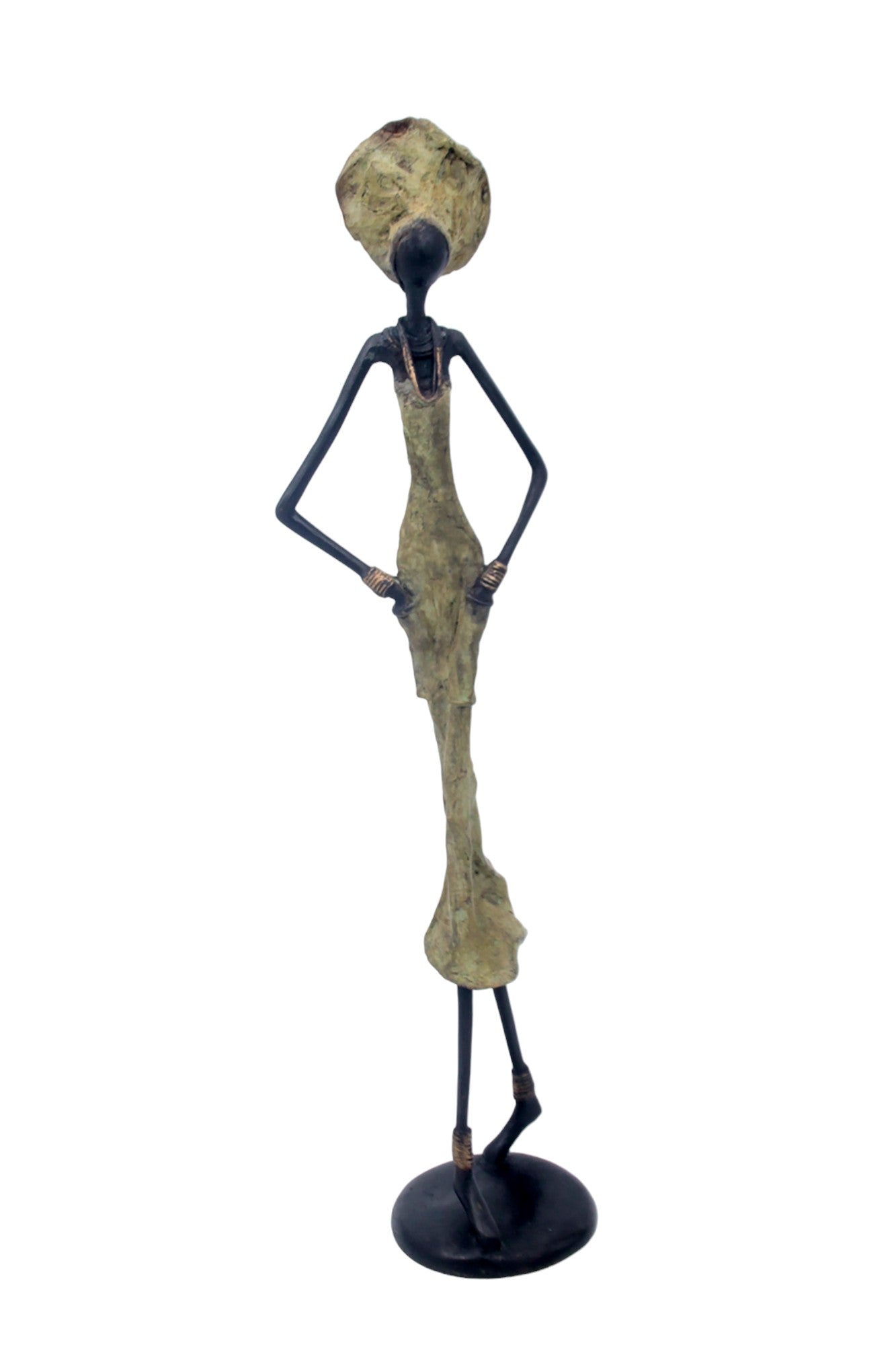 Bronze 55 cm vert n°2 Bronzes d'Afrique