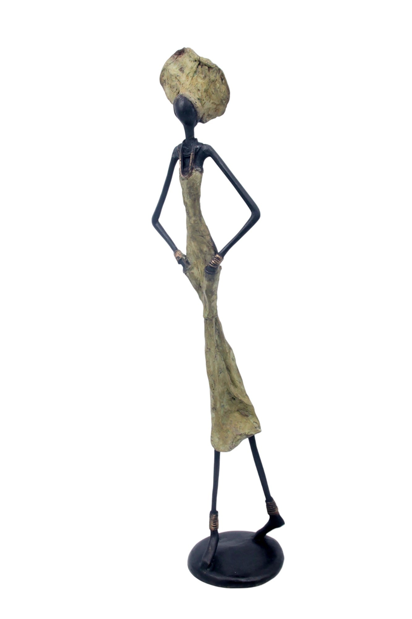 Bronze 55 cm vert n°2 Bronzes d'Afrique