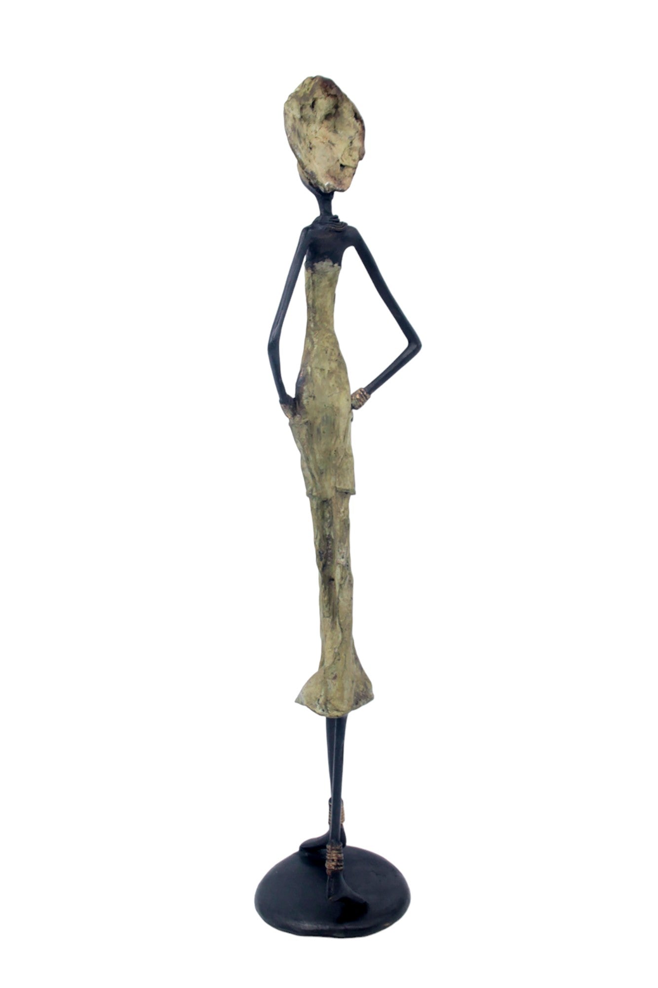 Bronze 55 cm vert n°2 Bronzes d'Afrique