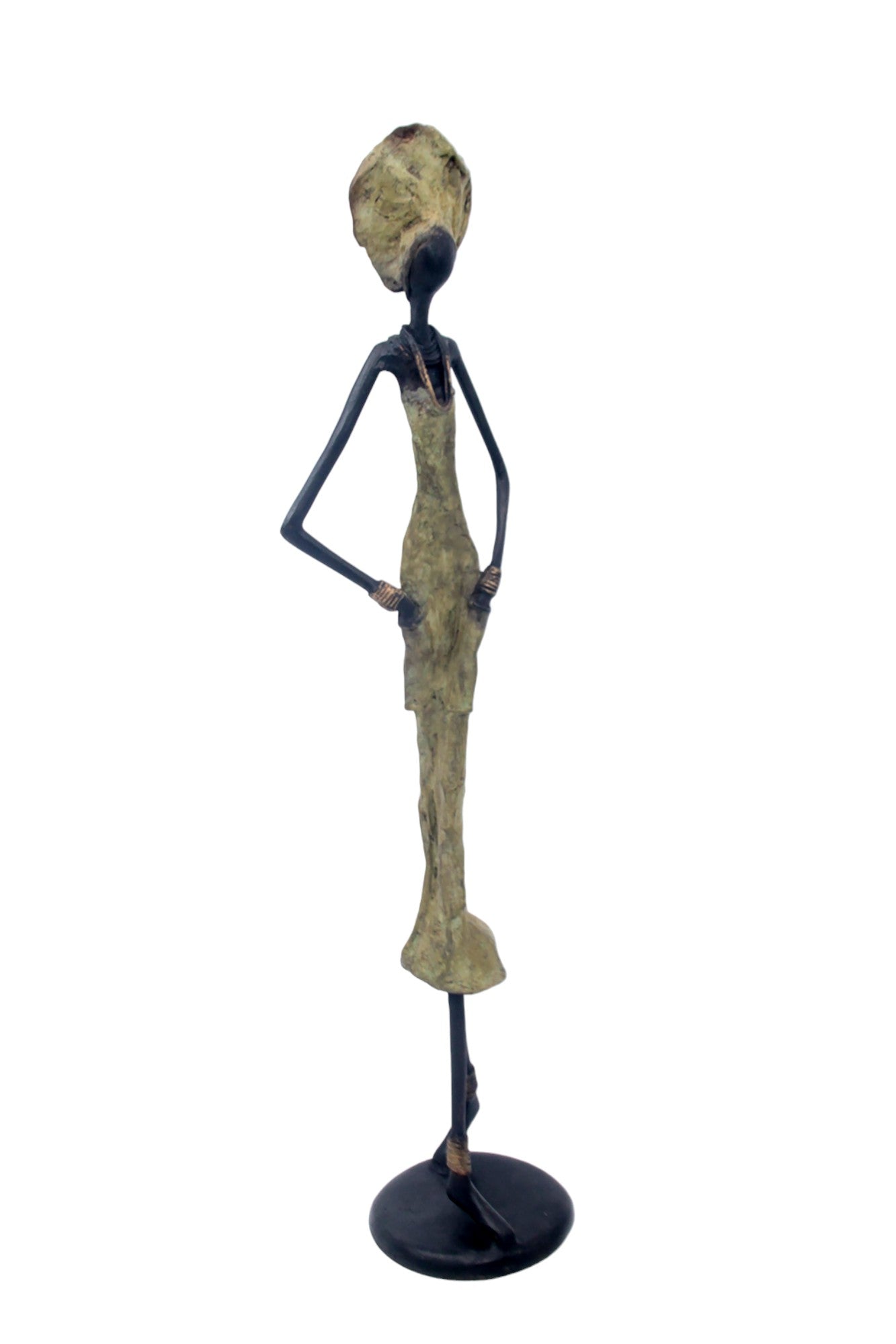 Bronze 55 cm vert n°2 Bronzes d'Afrique