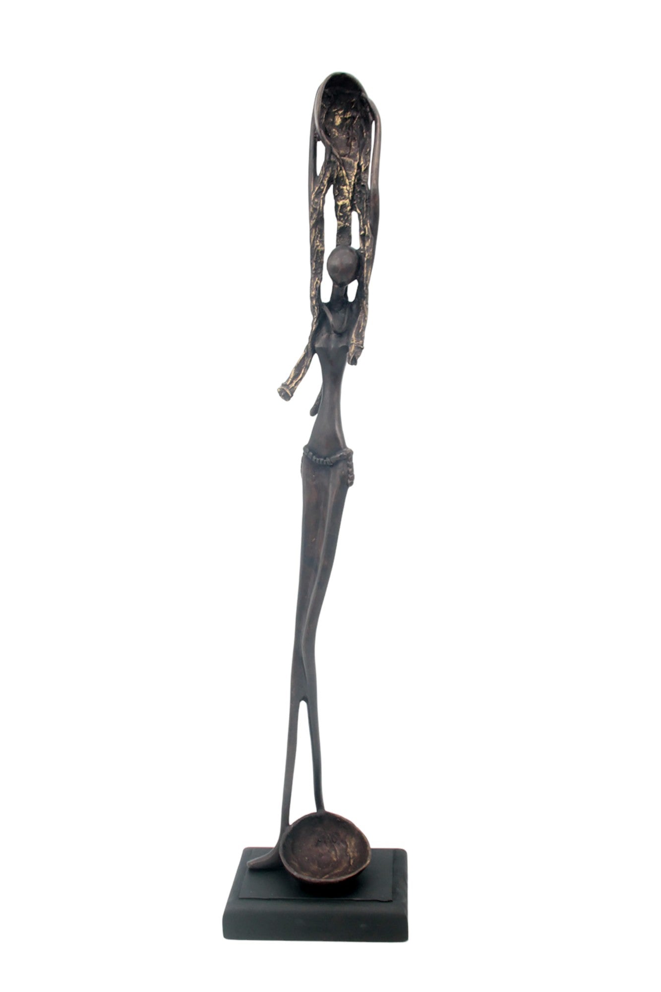 Bronze 55 cm noir n°4 Bronzes d'Afrique