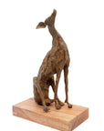 Bronze lévrier 35 cm marron n°1 Bronzes d'Afrique