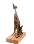 Bronze lévrier 35 cm marron n°1 Bronzes d'Afrique