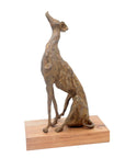 Bronze lévrier 35 cm marron n°1 Bronzes d'Afrique