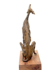 Bronze lévrier 35 cm marron n°1 Bronzes d'Afrique