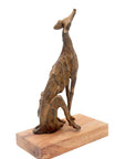 Bronze lévrier 35 cm marron n°1 Bronzes d'Afrique