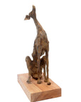 Bronze lévrier 35 cm marron n°1 Bronzes d'Afrique
