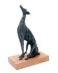 Bronze lévrier 35 cm marron n°2 Bronzes d'Afrique