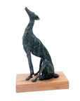 Bronze lévrier 35 cm marron n°2 Bronzes d'Afrique