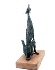 Bronze lévrier 35 cm marron n°2 Bronzes d'Afrique