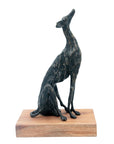 Bronze lévrier 35 cm marron n°2 Bronzes d'Afrique