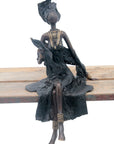 Bronze assis 35 cm noir n°1 Bronzes d'Afrique