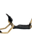 Bronze allongé 20 cm noir et doré n°5 Bronzes d'Afrique