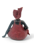 Bronze Big Mama 20 cm rouge n°2 Bronzes d'Afrique