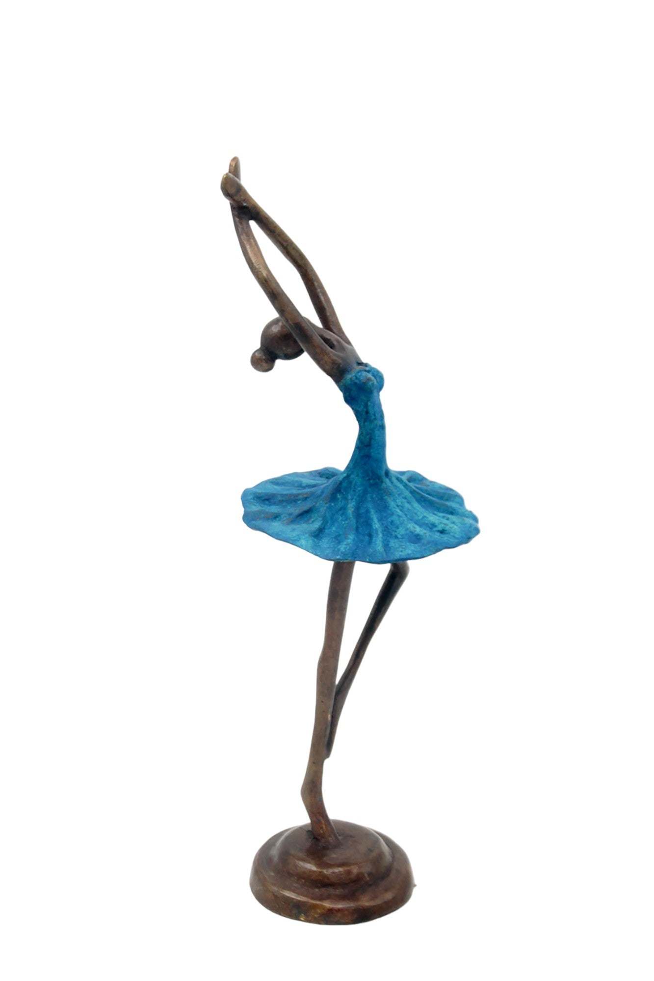 Ballerine 25 cm bleu n°4 Bronzes d'Afrique