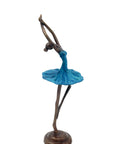 Ballerine 25 cm bleu n°4 Bronzes d'Afrique