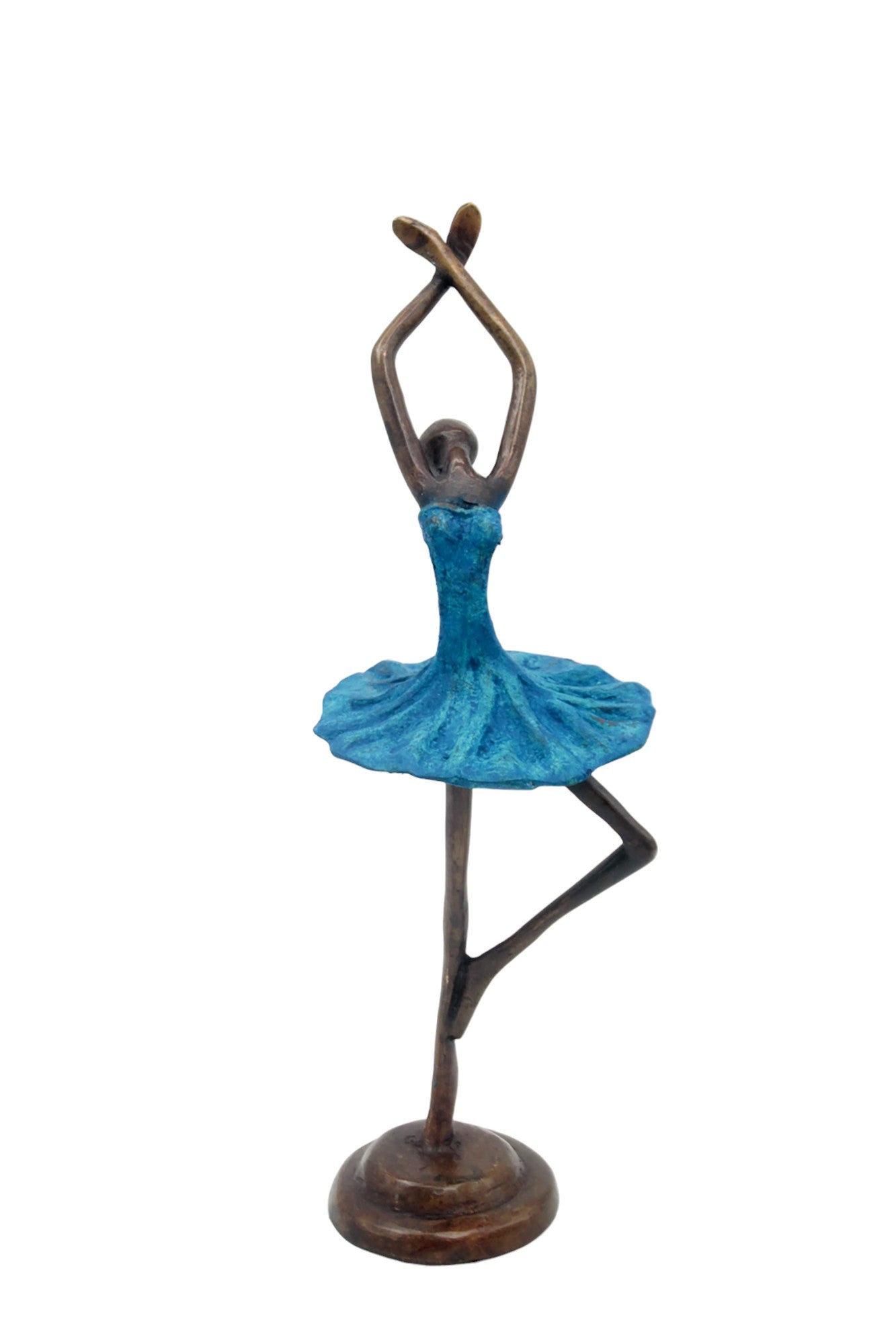 Ballerine 25 cm bleu n°4 Bronzes d'Afrique