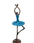 Ballerine 25 cm bleu n°4 Bronzes d'Afrique