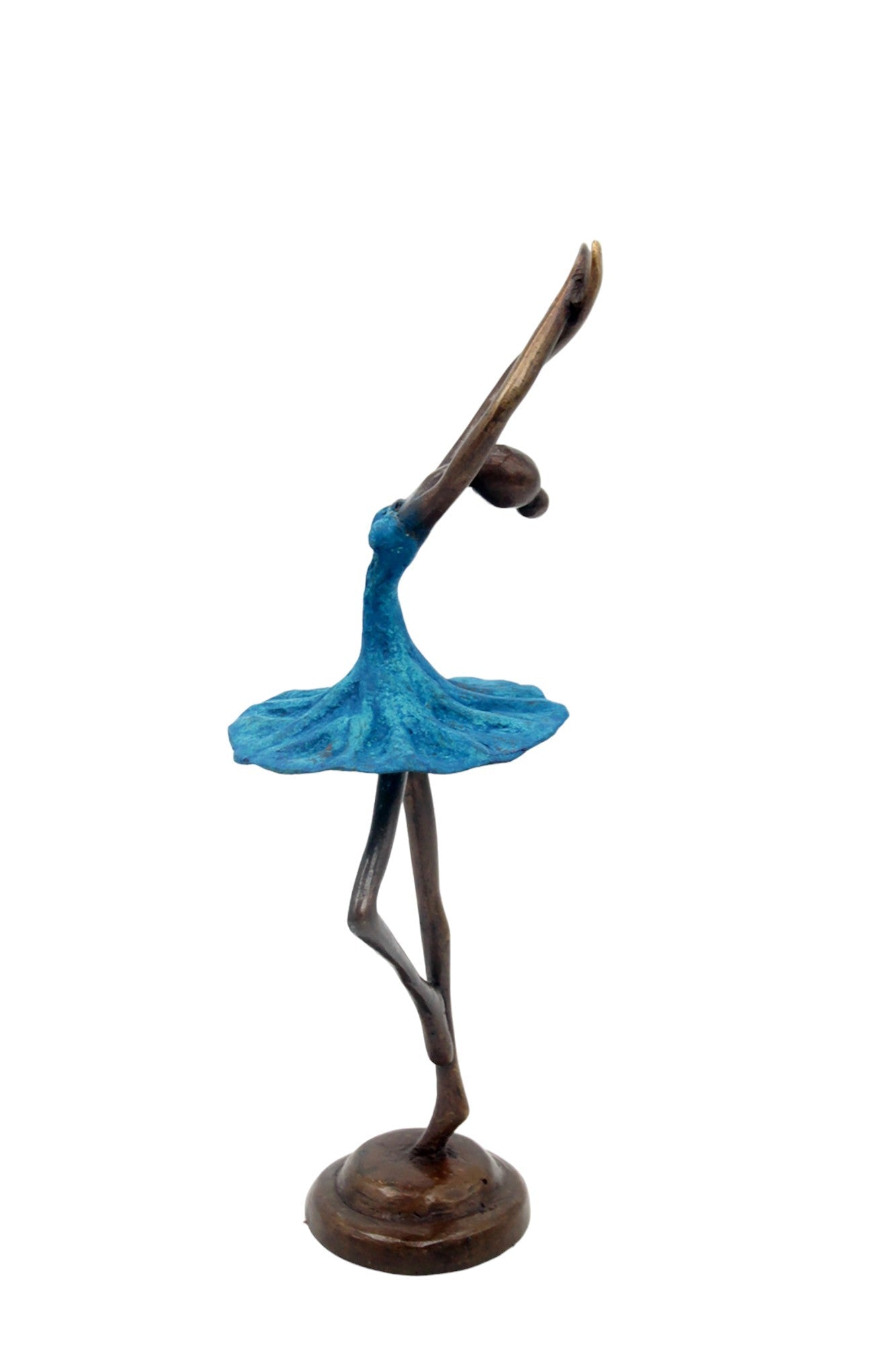 Ballerine 25 cm bleu n°4 Bronzes d'Afrique