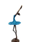 Ballerine 25 cm bleu n°4 Bronzes d'Afrique