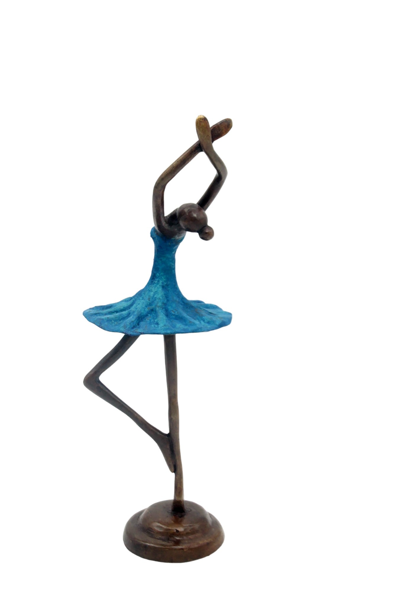 Ballerine 25 cm bleu n°4 Bronzes d'Afrique