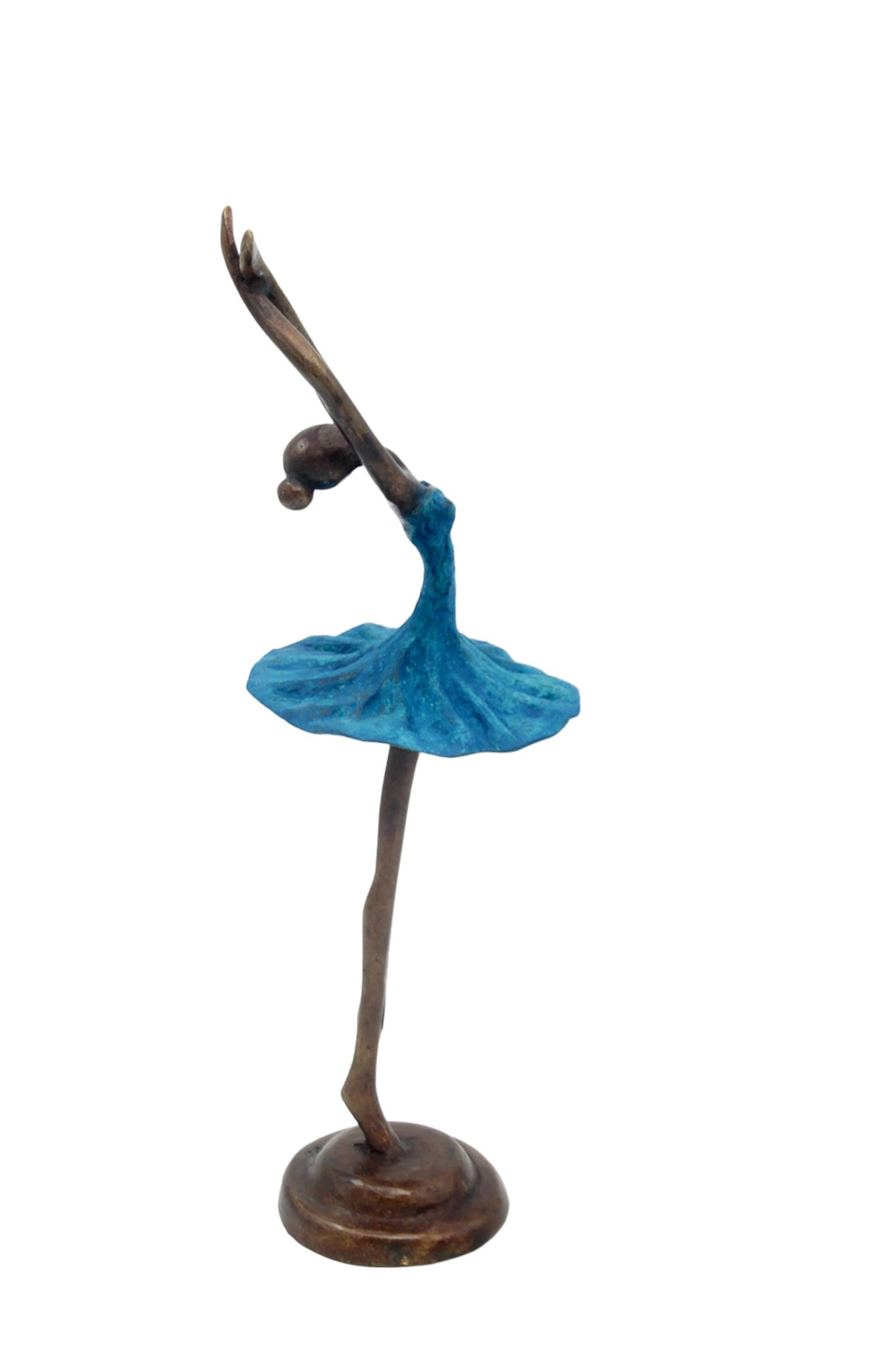 Ballerine 25 cm bleu n°4 Bronzes d'Afrique