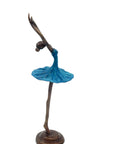 Ballerine 25 cm bleu n°4 Bronzes d'Afrique