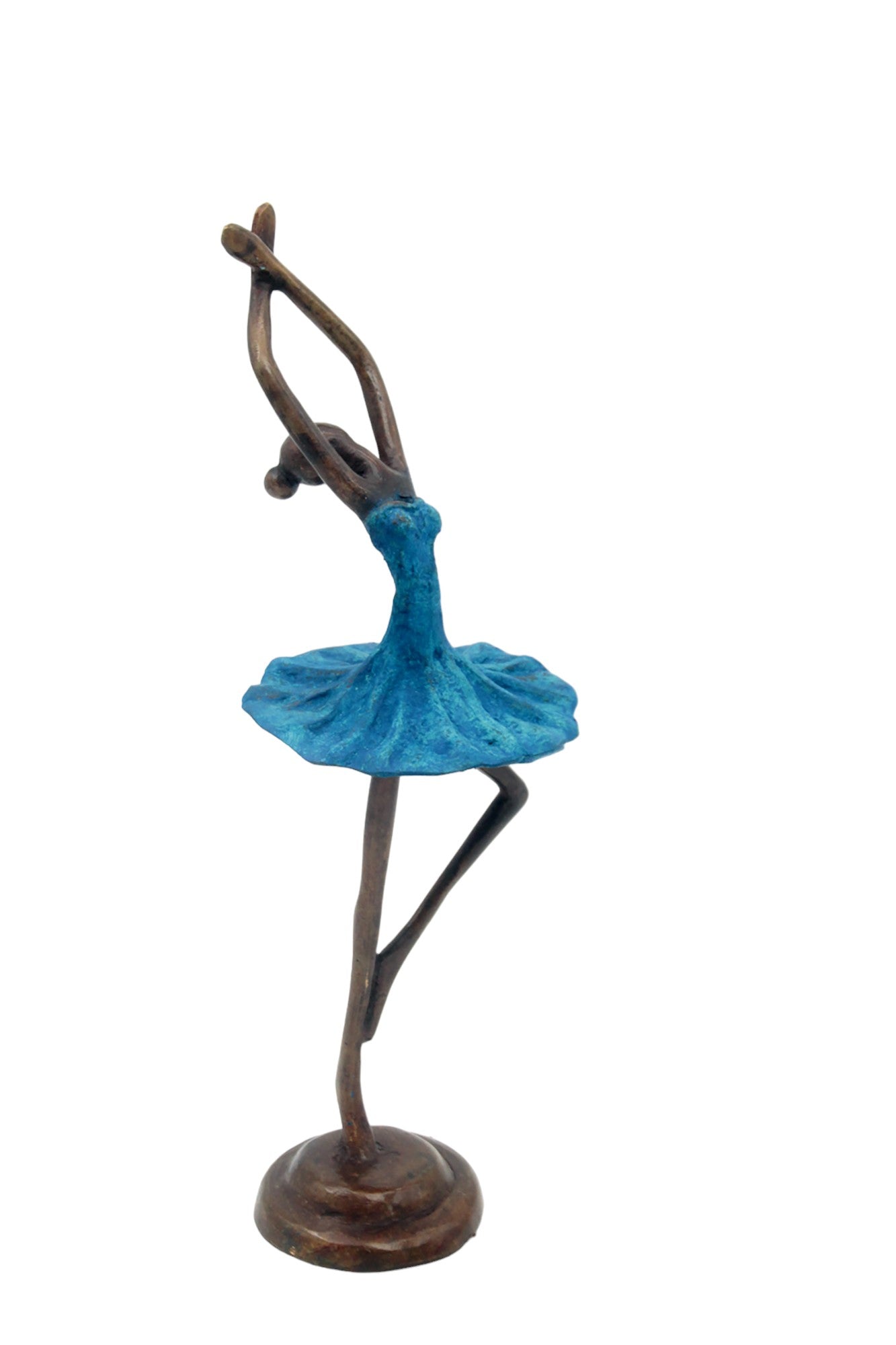 Ballerine 25 cm bleu n°4 Bronzes d'Afrique