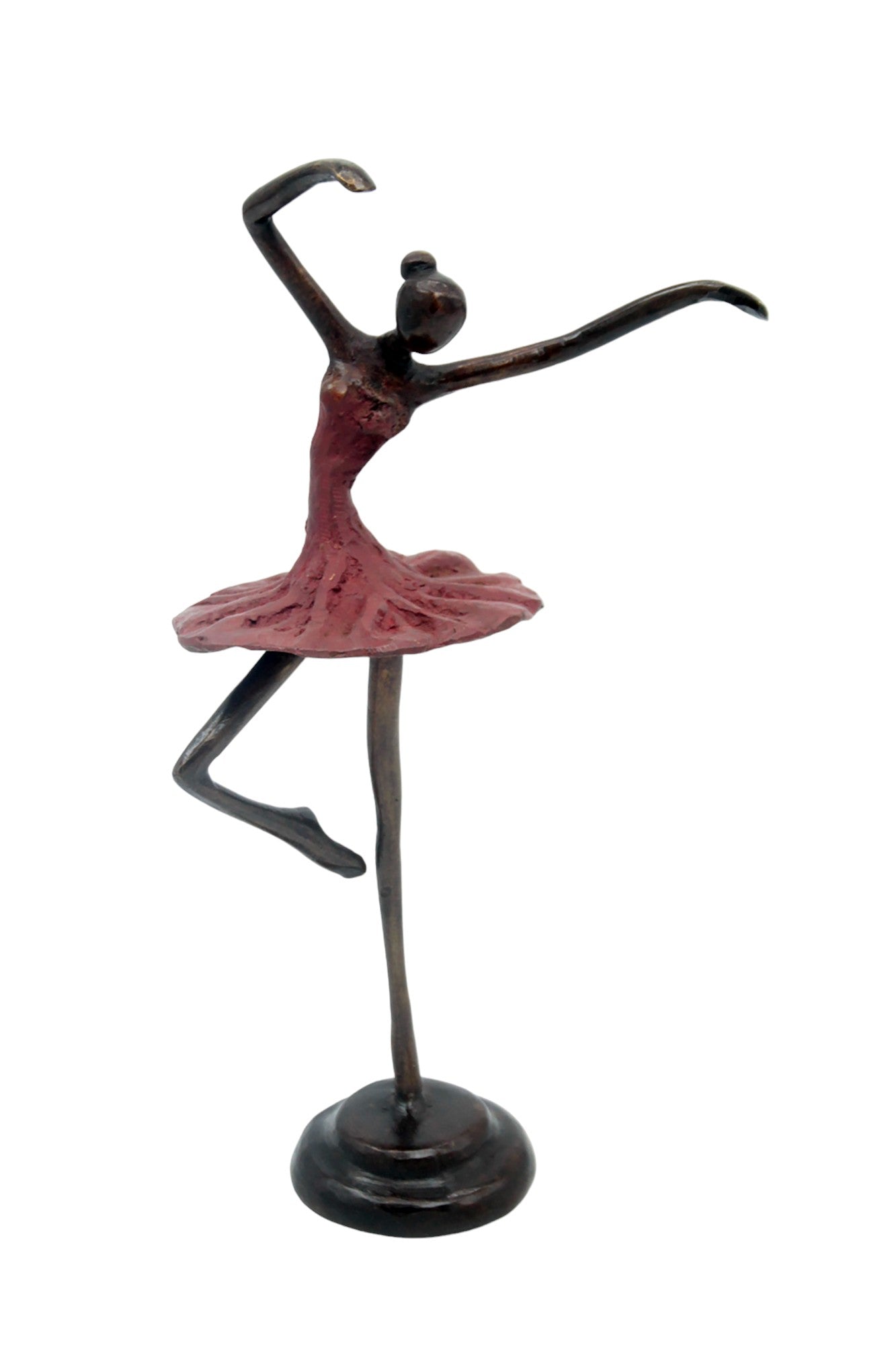 Ballerine 25 cm rouge n°5 Bronzes d'Afrique